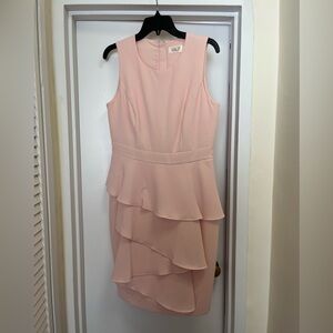 Eliza J light pink cocktail dress